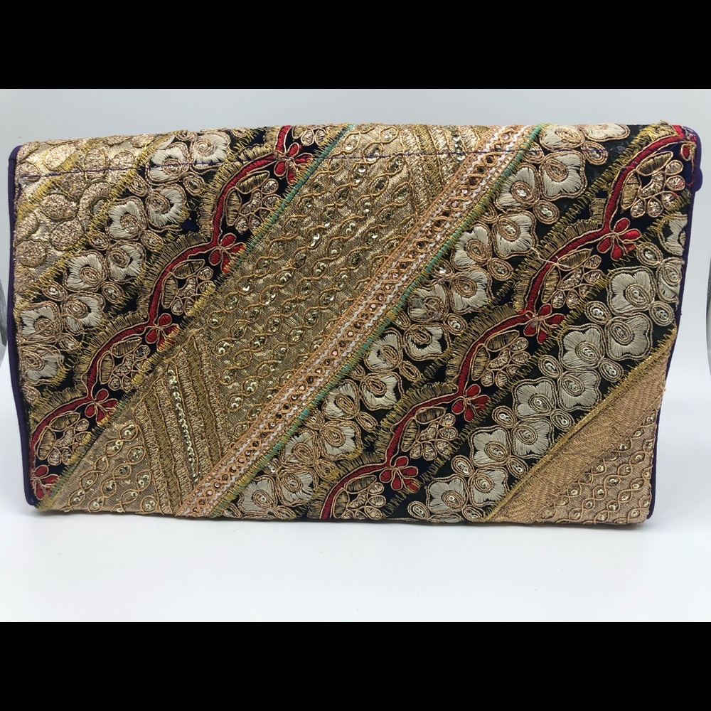 New Indian Patchwork Clutch Bag - image 3